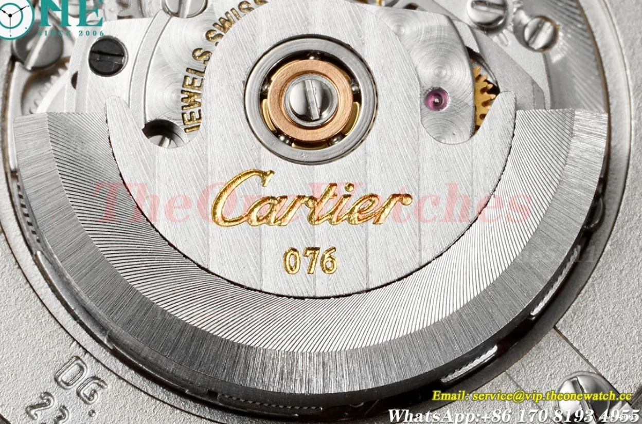 De Dial SS Ballon SS Cartier A076 V6F 33mm White Bleu 0106
